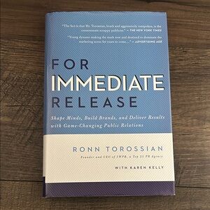 For Immediate Release Book by Ronn Torossian